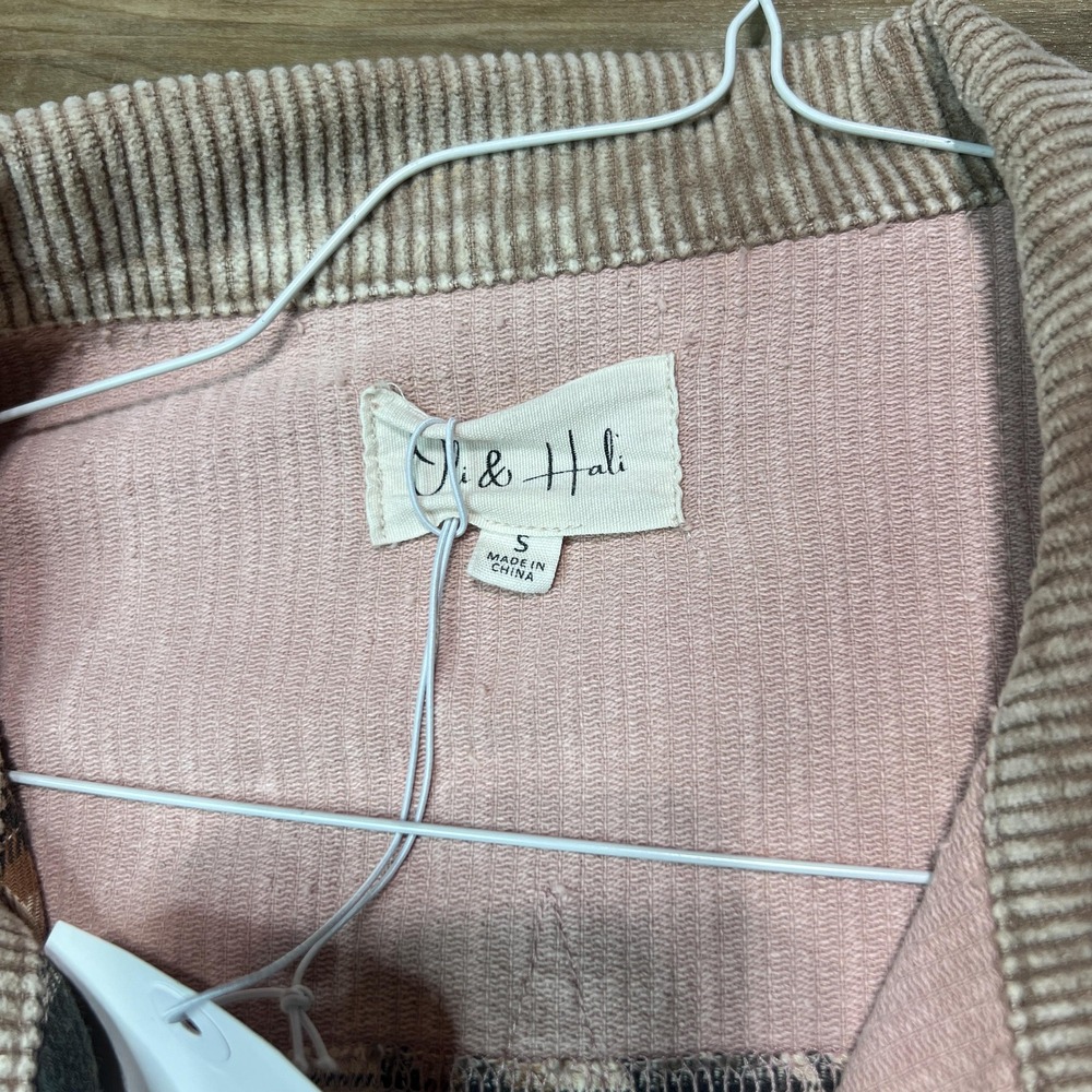 Oli &Hali Washed Patchwork Star Corduroy Jacket S – Plaid Flannel Boho Shacket R - Picture 12 of 16